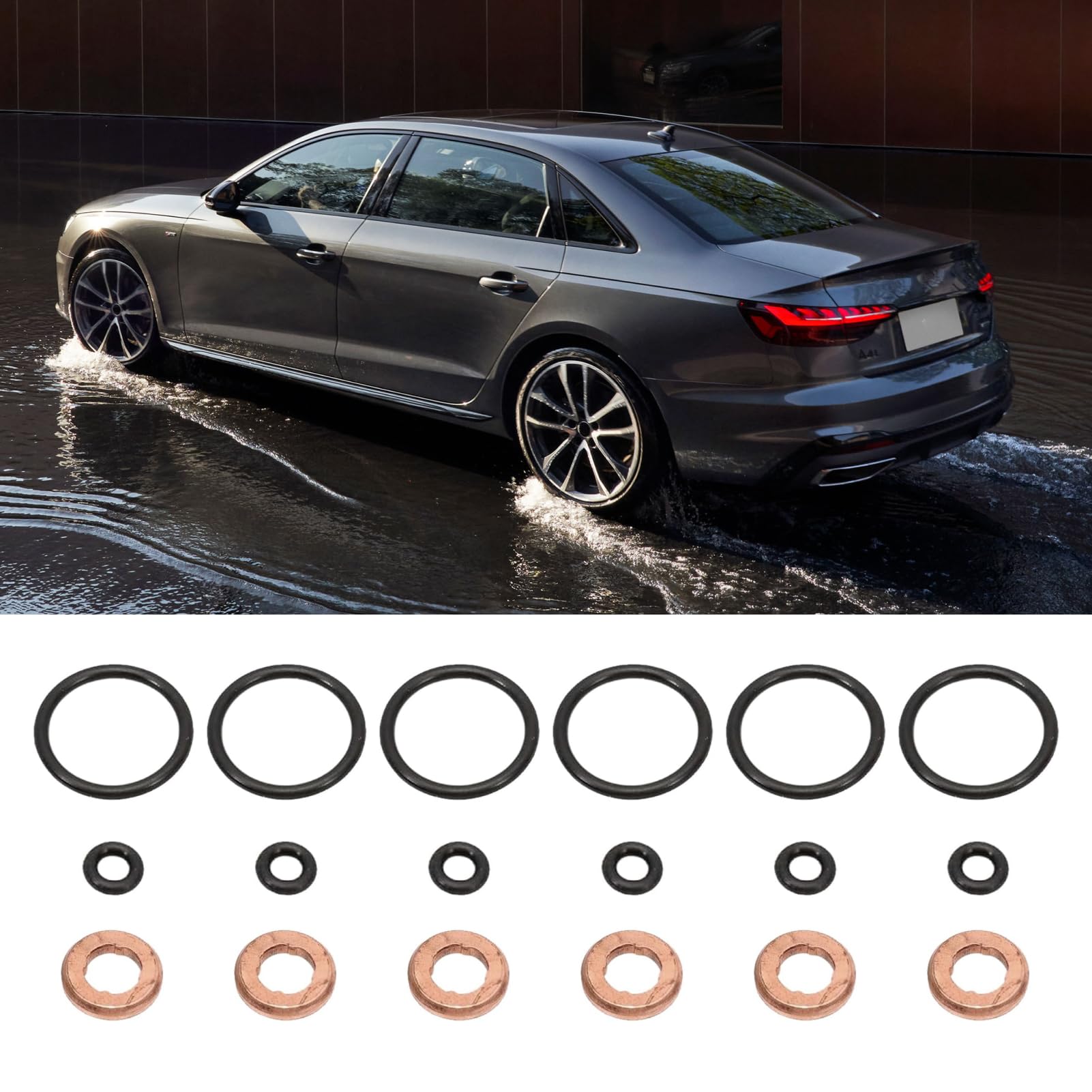 Juntas De Inyector De Bomba 2.7tdi 3.0tdi A4 A5 A6 Q5 Touaregg | junta de inyector 2.7 tdi 3.0 tdi para A1 8X, A3 8P, A4 B7/B8, A6 4F/4G/C7, Q3 8U
