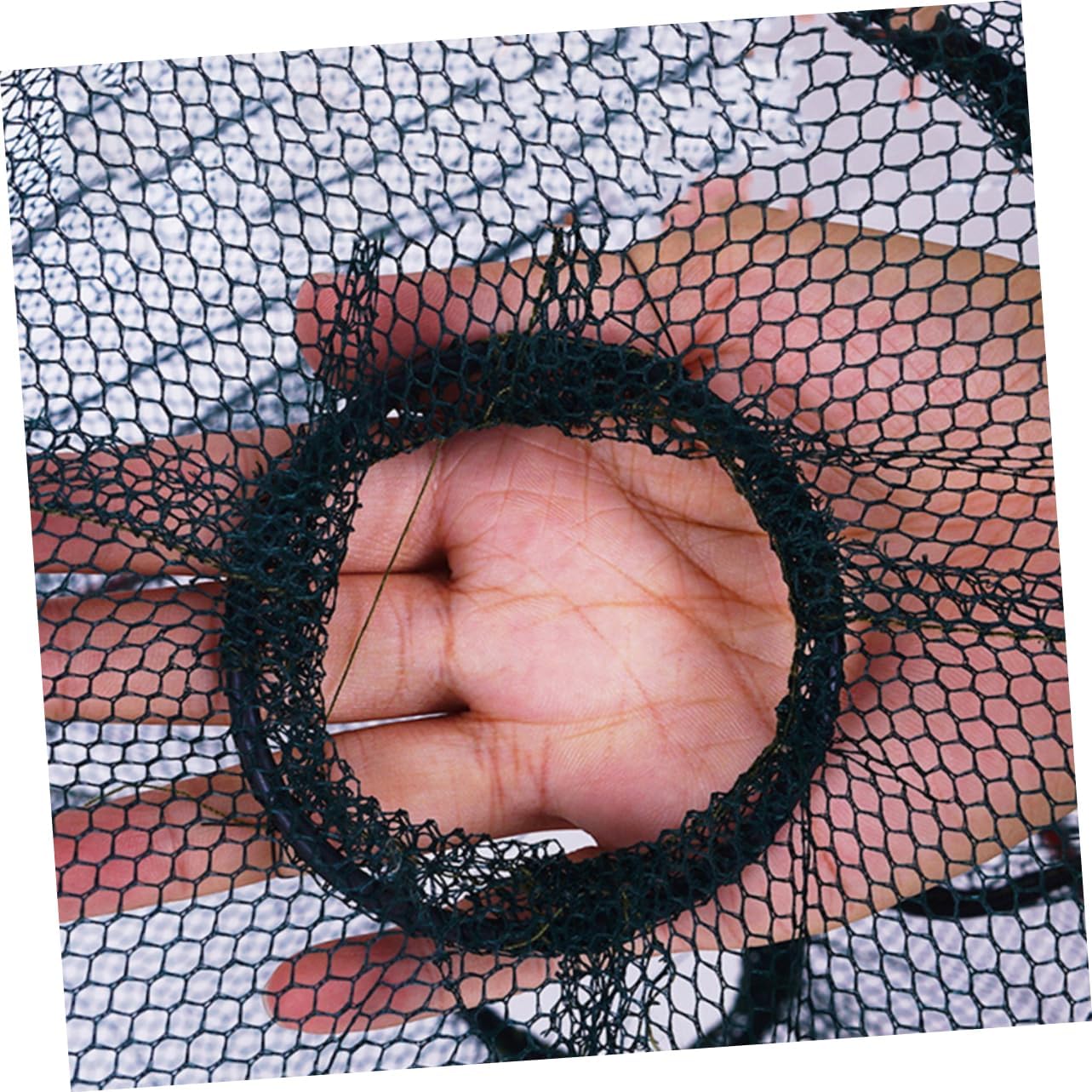 TOYANDONA 2pcs Ergonomic Design Crawfish Traps Portable Lobster Crab Fishing Net Reusable Bait Casting Net EEL Catcher Minnow Trap for Fishing Cage