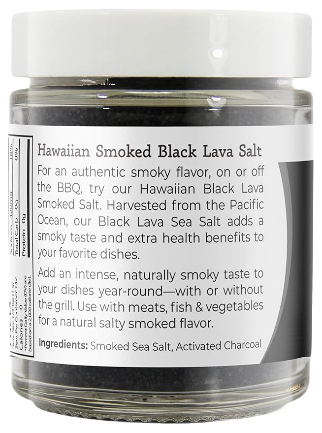 Sal Marina Negra Lava Ahumada Viva Doria Fina 5 Oz miniatura 4