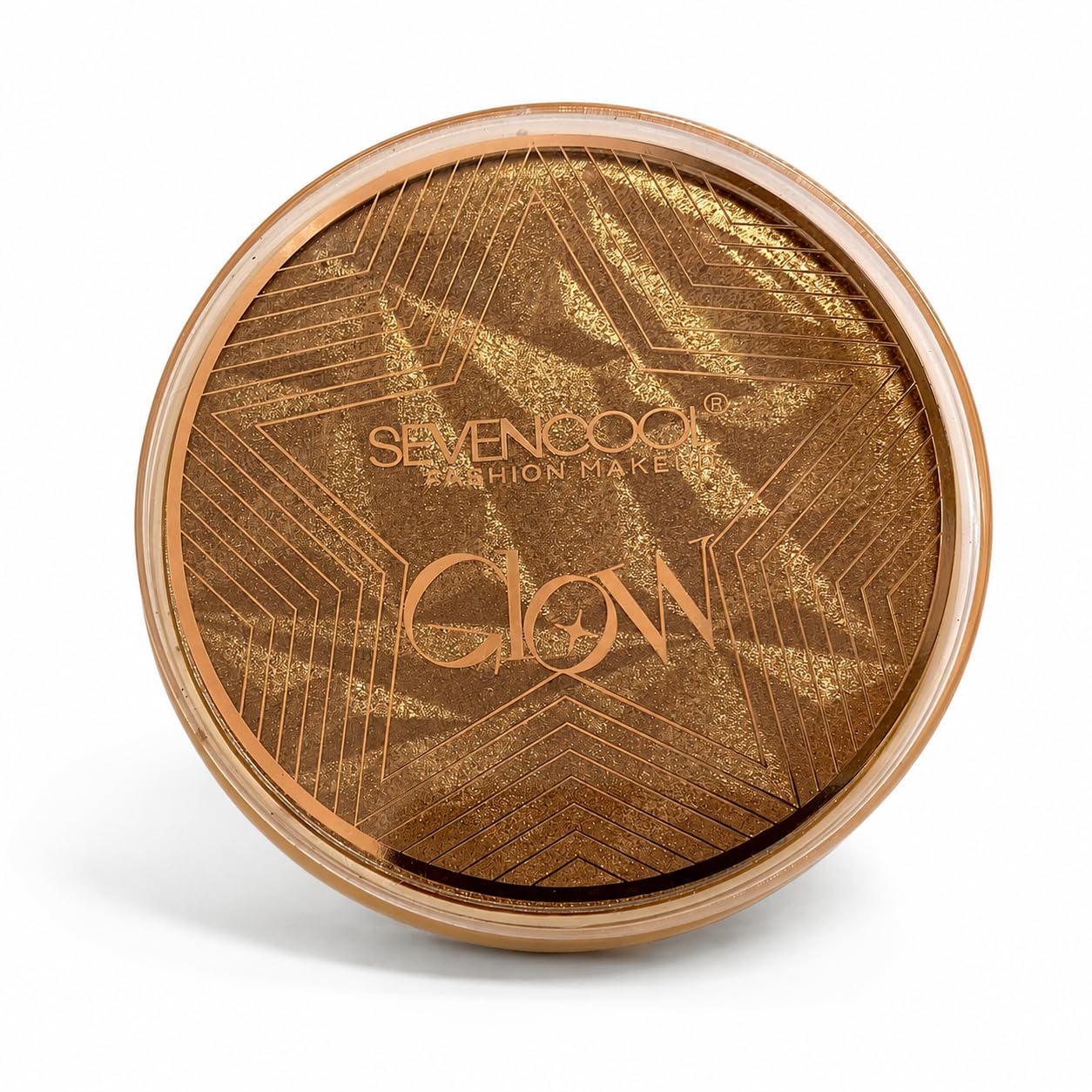 SEVENCOOL Glow Bronzer Highlighter Powder, Golden Bronze, Shimmer Finish, Fashion Makeup-image-37