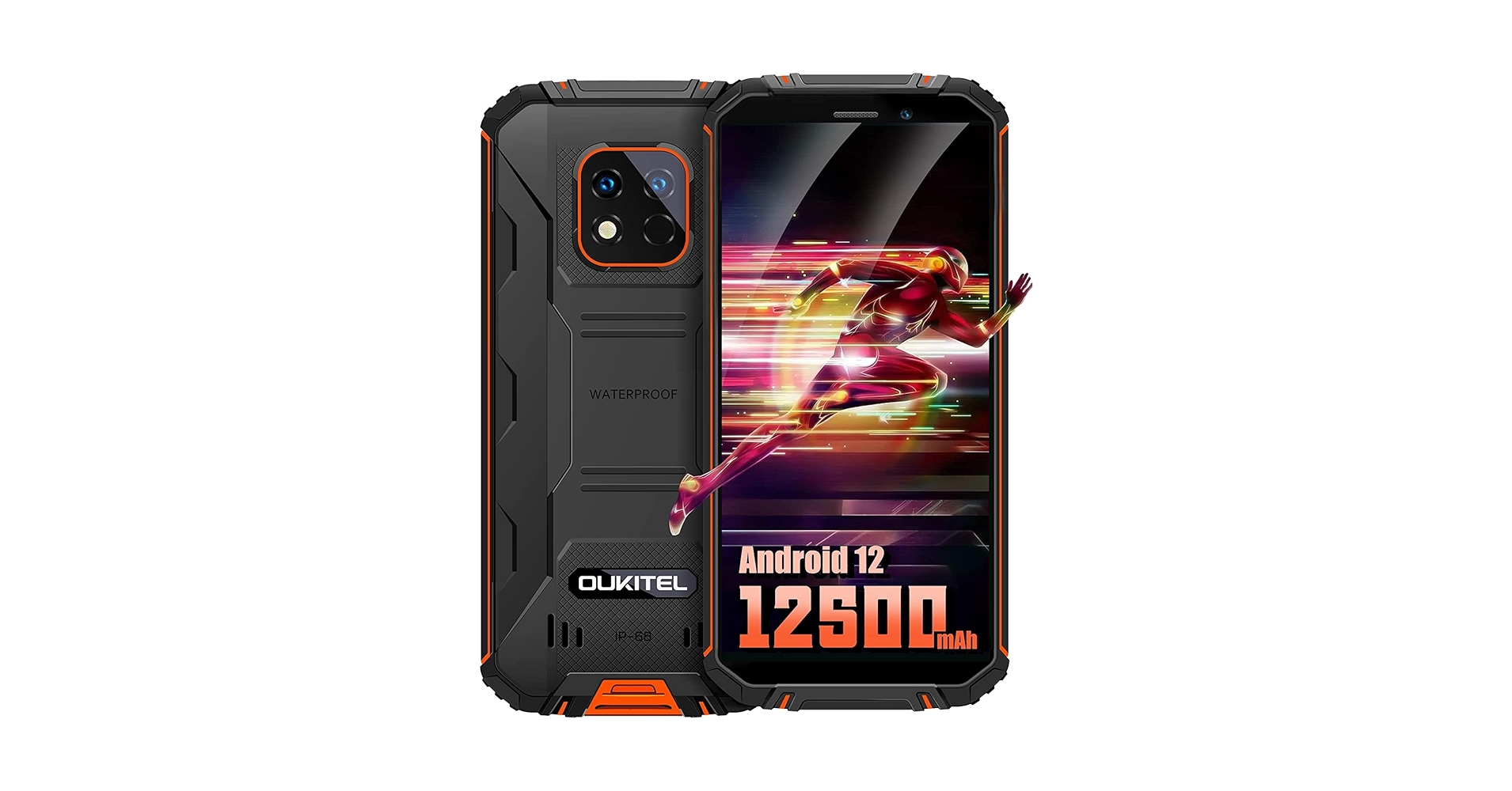 OUKITEL WP18 Pro Rugged Smartphone, 12500mAh Battery 5.93