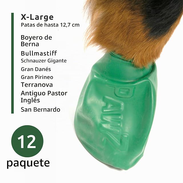 Foto 3 de 8 de Pawz Dog - Botas para perros Verdes