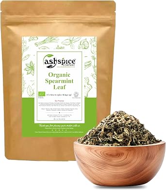 ORGANIC SPEARMINT Herbal Tea Fine Cut Mint Leaves Premium Quality! Soil Association Certified 50g-1900g 450g