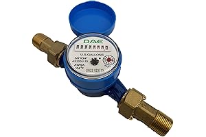 DAE AS200U-75 Gallons Water Meter with NPT Couplings