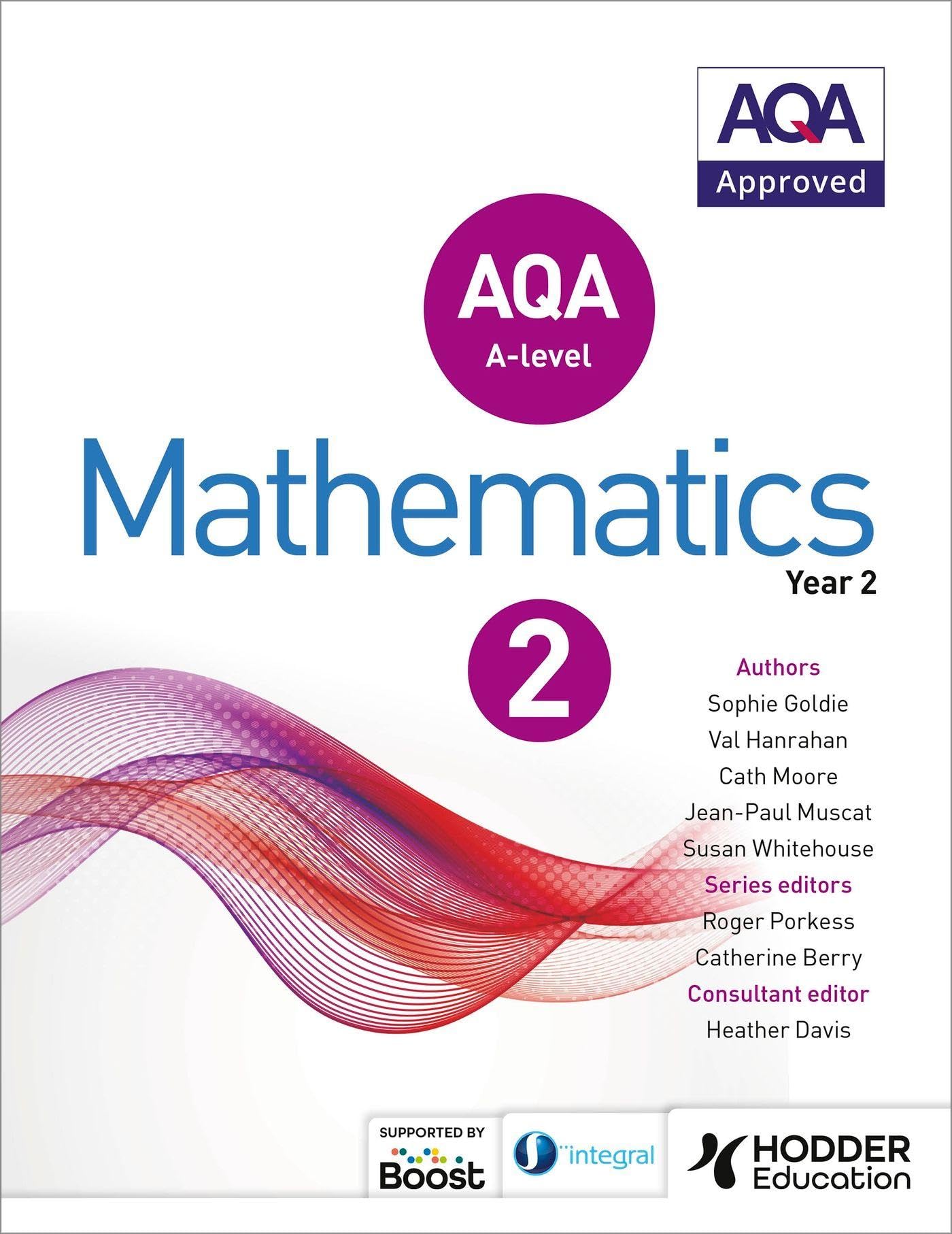 AQA A Level Mathematics Year 2 by Jean Paul Muscat Paperback Text Book