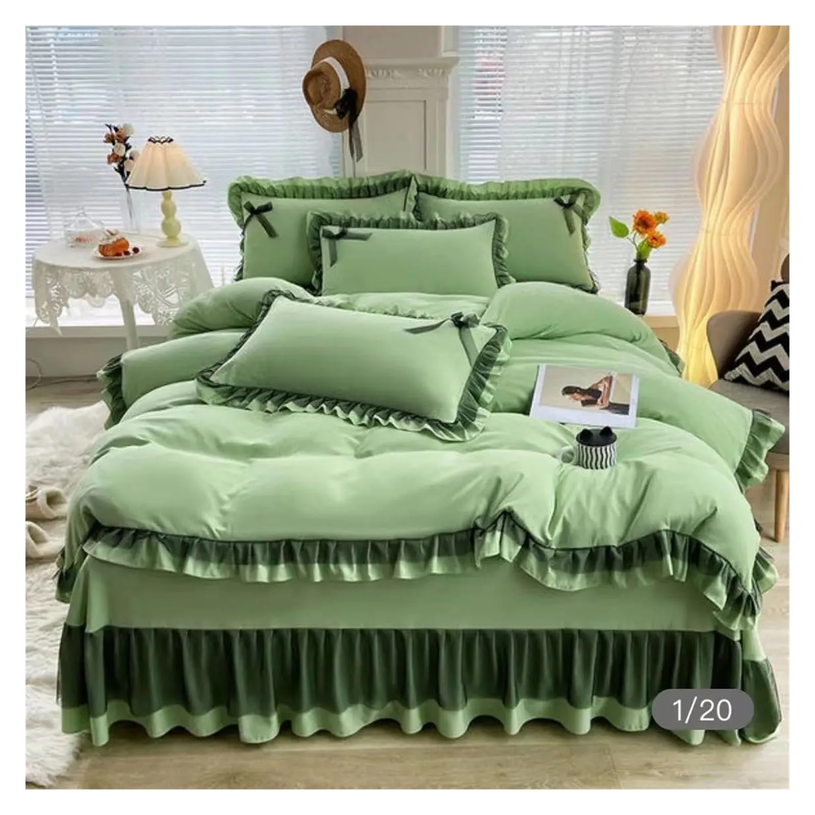 Ensemble de couette rose 4 pièces pour lit couple chaleureux et cosy