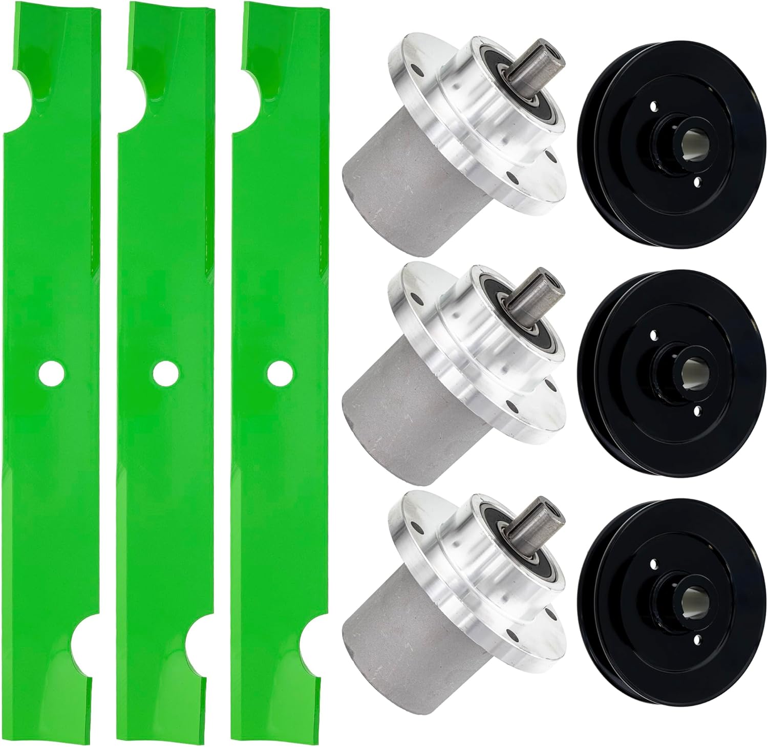 8TEN Blade Spindle Kit for Bad Boy MZ Magnum 54-Inch 038-0005-00 037-2000-00 037-2050-00 033-4890-00