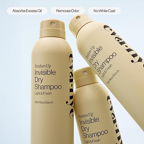 Vista 23 de Eva NYC Invisible Dry Shampoo Spray – Absorbe el aceite, elimina el olor y no tiene un color blanco – Champú seco refrescante para mujeres – Para