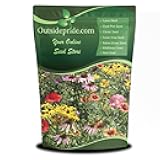 Midwest Wildflower Seed Mix - 1/4 Lb Premium Blend of Annual & Perennial Native Wildflower Seeds for Midwestern States, Attracts Pollinators, Low-Maintenance, Ideal for Meadows & Gardens