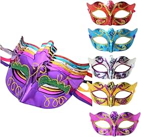 Máscara Carnaval Baile Festa Luxo com Glitter, Vinil Unissex Adulto, Tema Fantasia,
