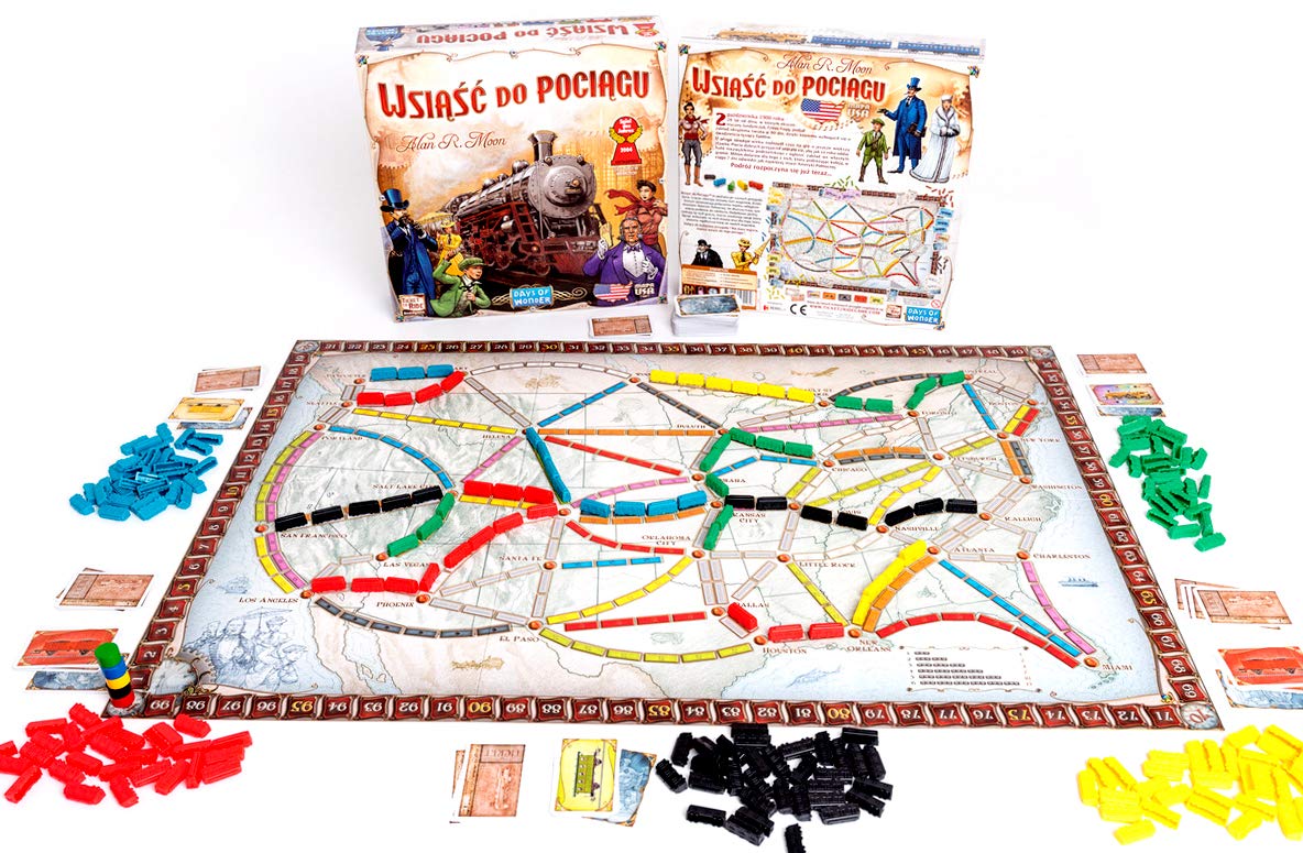 Days of Wonder Gioco da tavolo Imbarco Treno: USA - 2-5 giocatori, A partire da 8 anni