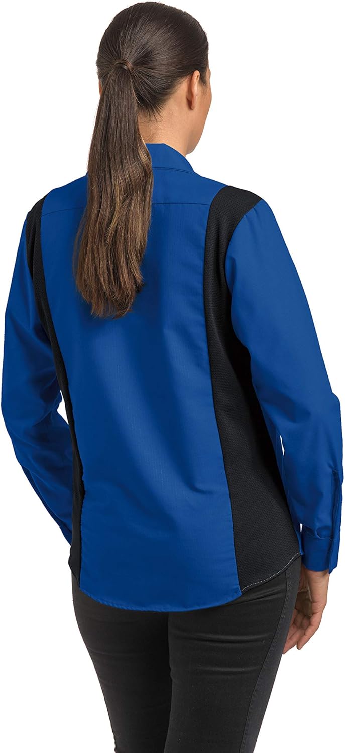 Red Kap Men's Long Sleeve Performance Plus Shop Shirt with Oilblok Technology: Clothing, Shoes & Jewelry