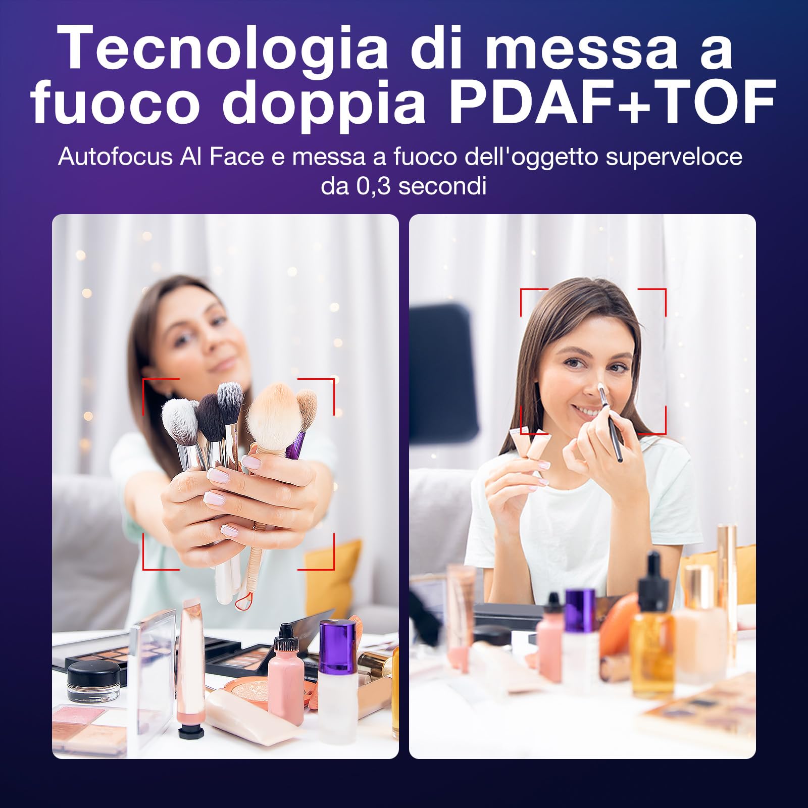 EMEET Webcam 4K S800, Webcam Ultra 4K con 2 Microfoni con Riduzione del Rumore, Campo Visivo 73°, Correzione della Luce, Copertura Privacy, 1080p@60FPS HDR, Web cam 1080p per Live Streaming