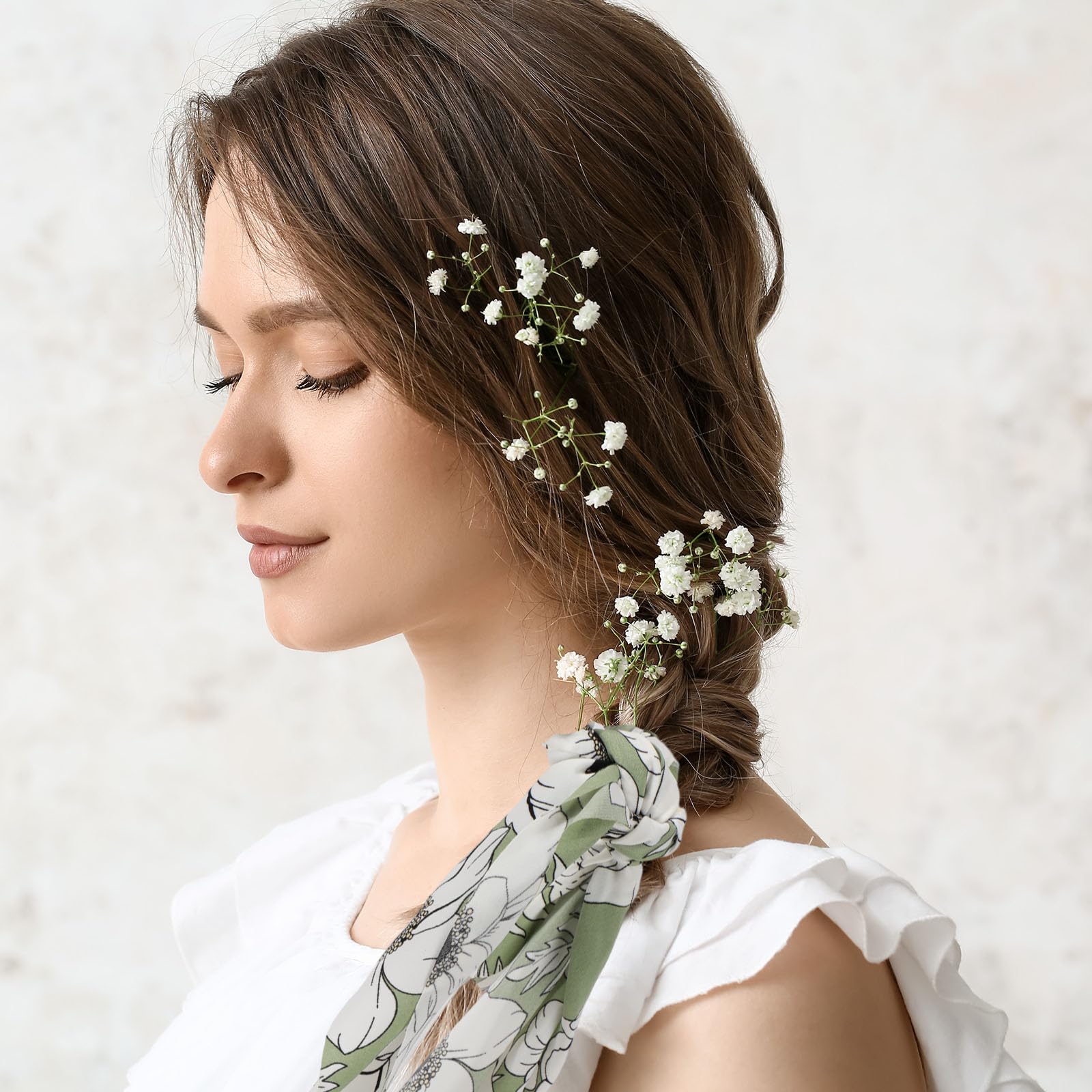 Haargummis mit geknoteten Schleifen, elastisch, Satin, Haargummis, niedliches Band, Haarbänder, Pferdeschwanz-Halter, Haarschmuck für Damen, 24 Stück