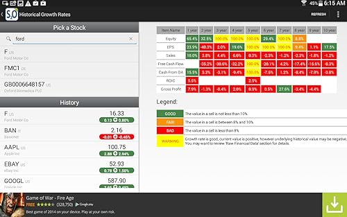Stock Value Analyzer Lite