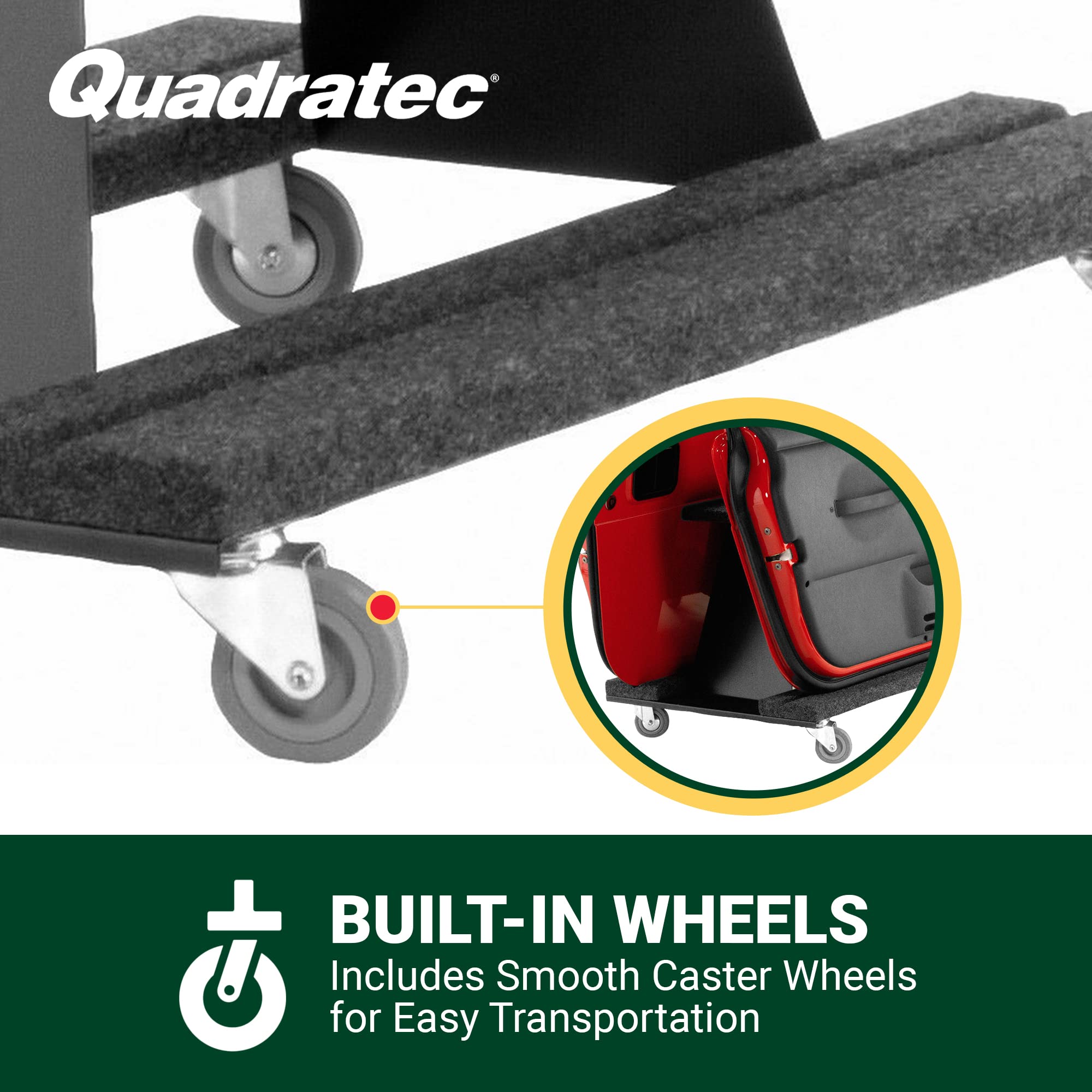 Amazon.co.jp: Quadratec デラックスドア収納カート ホイール付き 