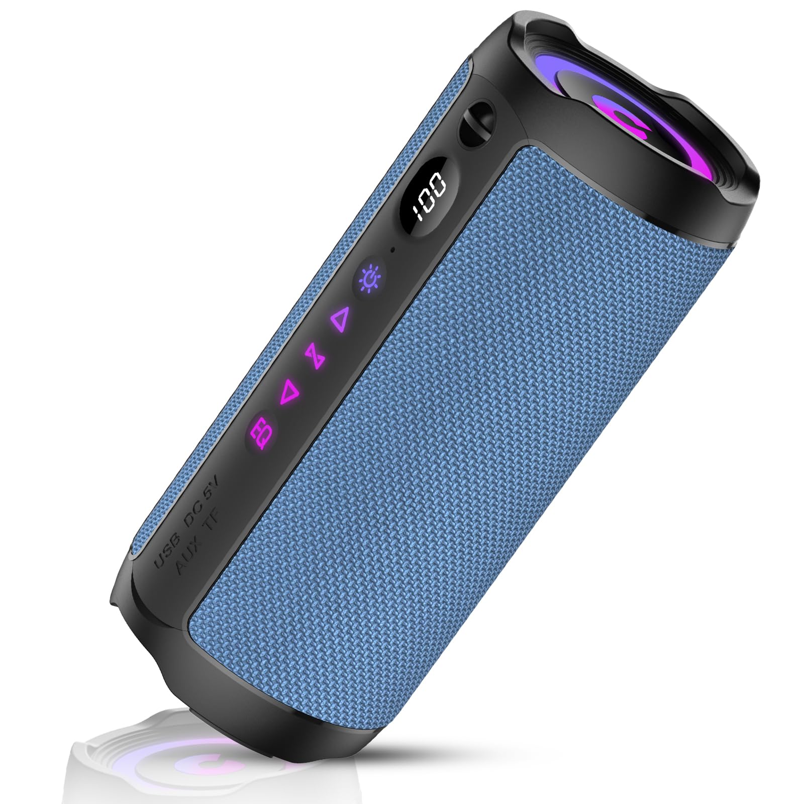 Cassa Bluetooth Portatile 25W, Doppio Basso Driver, 25 Ore di Autonomia | Potente Altoparlante Bluetooth,TWS Accoppiamento, RGB, IPX7 Impermeabile, AUX, TF,USB,Ideale Attività All'aperto/Feste/Viaggi