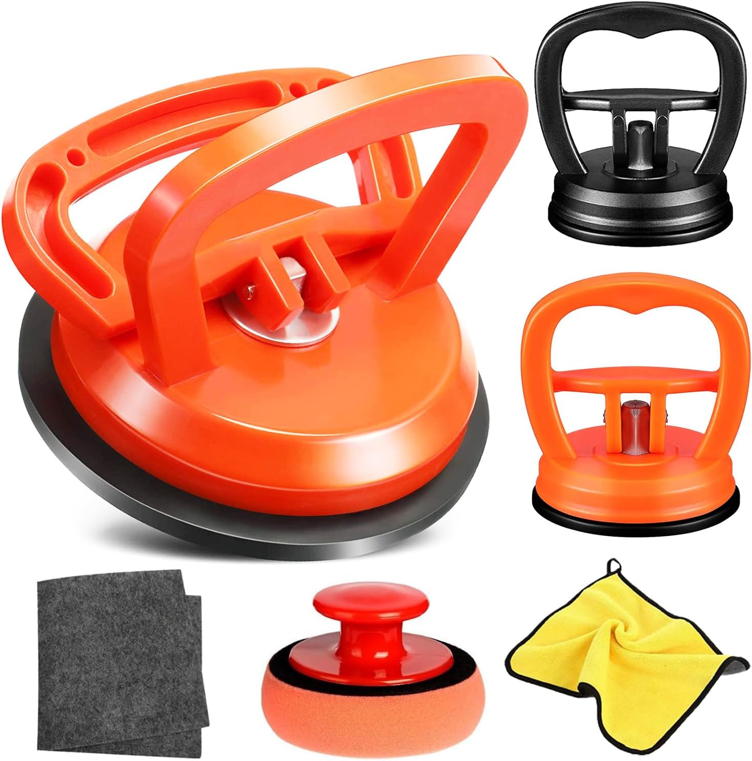 Car Dent Puller Kit,Heavy Duty Suction Cup Dent Remover,Paintless Dent Repair Tool,Auto Body DIY Dent Removal Kit,Automotive Dent Repair Tools for Car Dents,Glass,Tile,Mirror Lifting