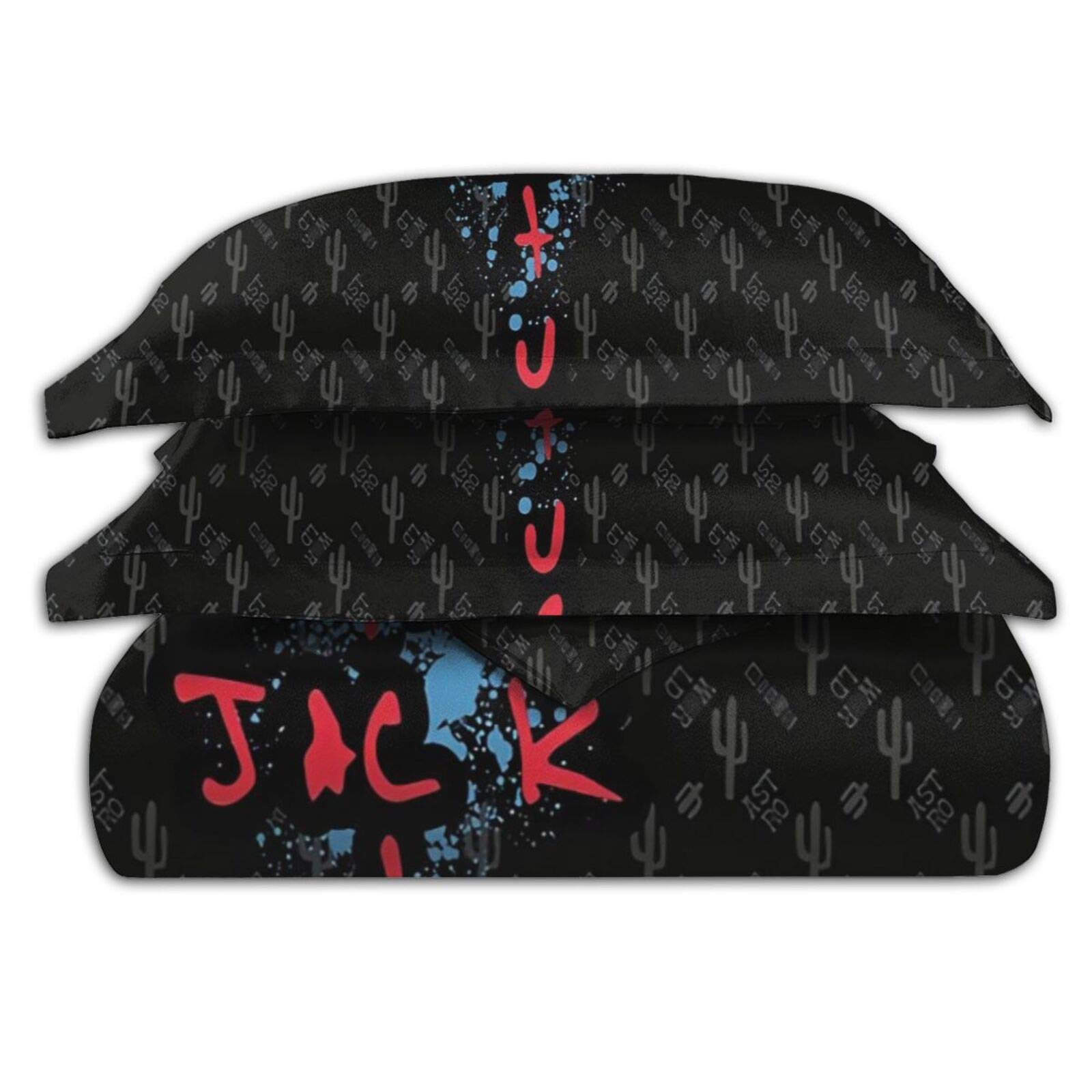 Imaoquhu Travis Scott - Cactus Jack Boutique 3 Piece Bed Sheet Set