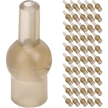 50PCS 17mm Fishing Tulip Shape Hose,Rubber Fishing Tulip Beads,Rubber Terminal Knot Protector Fishing Accessories for Carp,Catfish and Sea Fishing Rigs