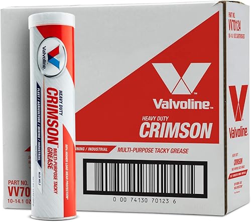 Valvoline Carmesí #2 Grasa - Cartucho, 14.1 oz