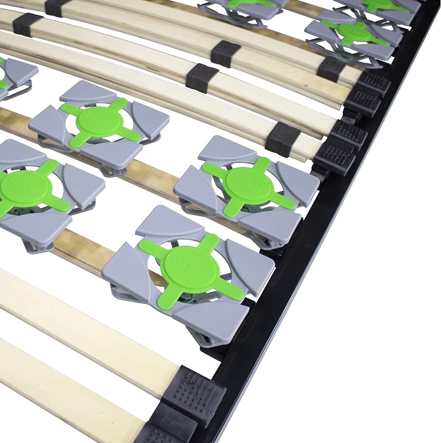 i-flair Tellerlattenrost 90x200 cm, Lattenrahmen Ergo IF55 - für alle Matratzen und Betten geeignet