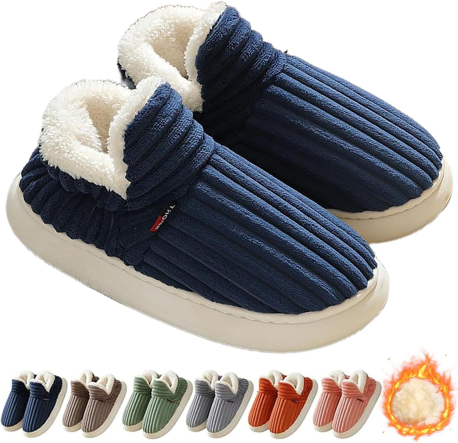 HokutoCloud Slippers - Unisex Winter Cozy Fashion Plush Warm Home Slippers