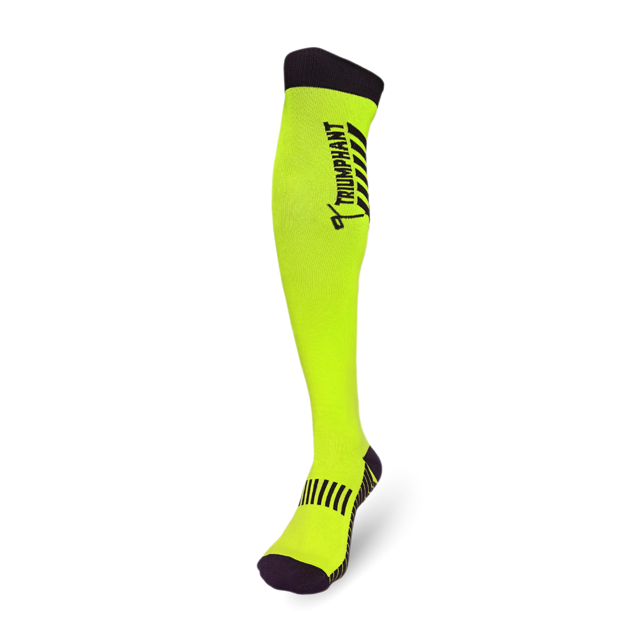 Performance Knee High Sports Socks with Chevron Grip Tech™, Cushioning & Sweat-Wicking | Best Hockey Socks for Men & Women 15+ | Hockey Football Rugby Lacrosse-image-8