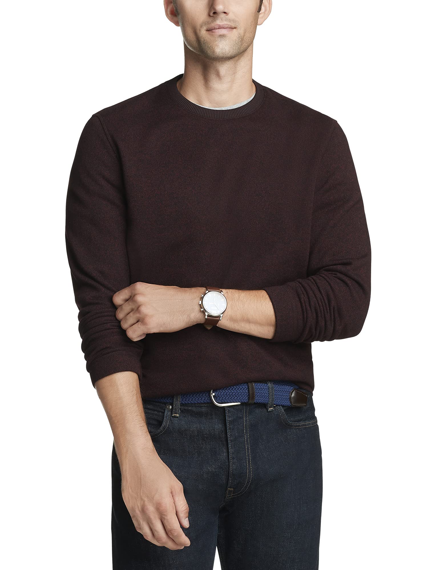 Van HeusenMen's Pullover Sweater