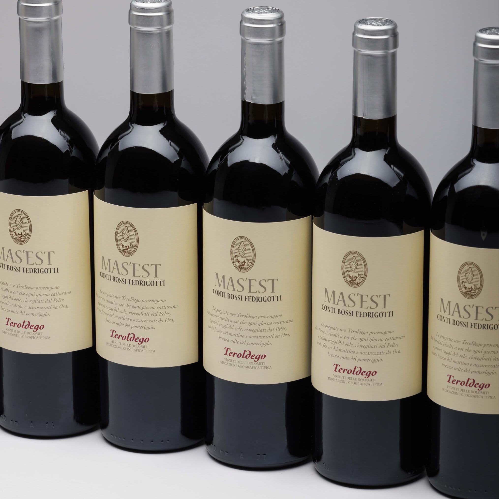 BOSSI FEDRIGOTTI "MAS'EST TEROLDEGO" 2023 | Vigneti delle Dolomiti IGT | 750 ml | 6 bottiglie