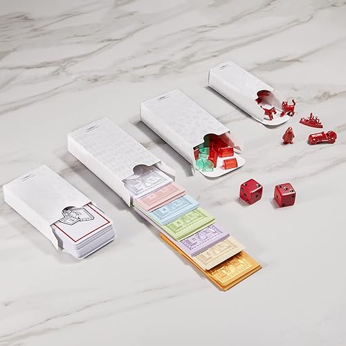 Miniatura 6 de Monopoly Signature Collection - Juego de mesa familiar para 2 a 6 jugadores, embalaje y componentes premium, almacenamiento en caja, juego familiar