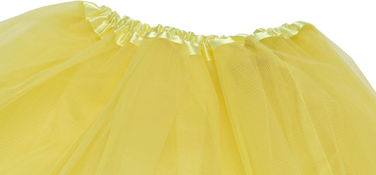 Gerrit Newborn Infant Baby Girl's Professional 3 Layers Gerrite Tutu Tulle Skirt¡­ Yellow