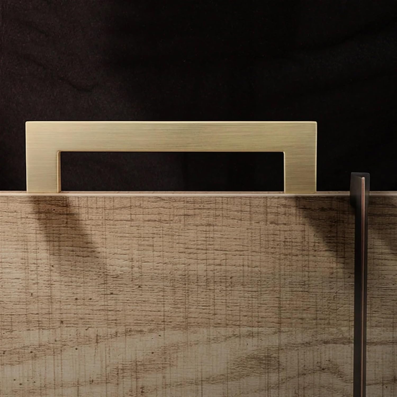 Door Handles Zinc Alloy Kitchen Chinese Cabinet Solid Drawer Knobs Fashion Furniture Hardware 1Pcs (Color : Gold 128mm)