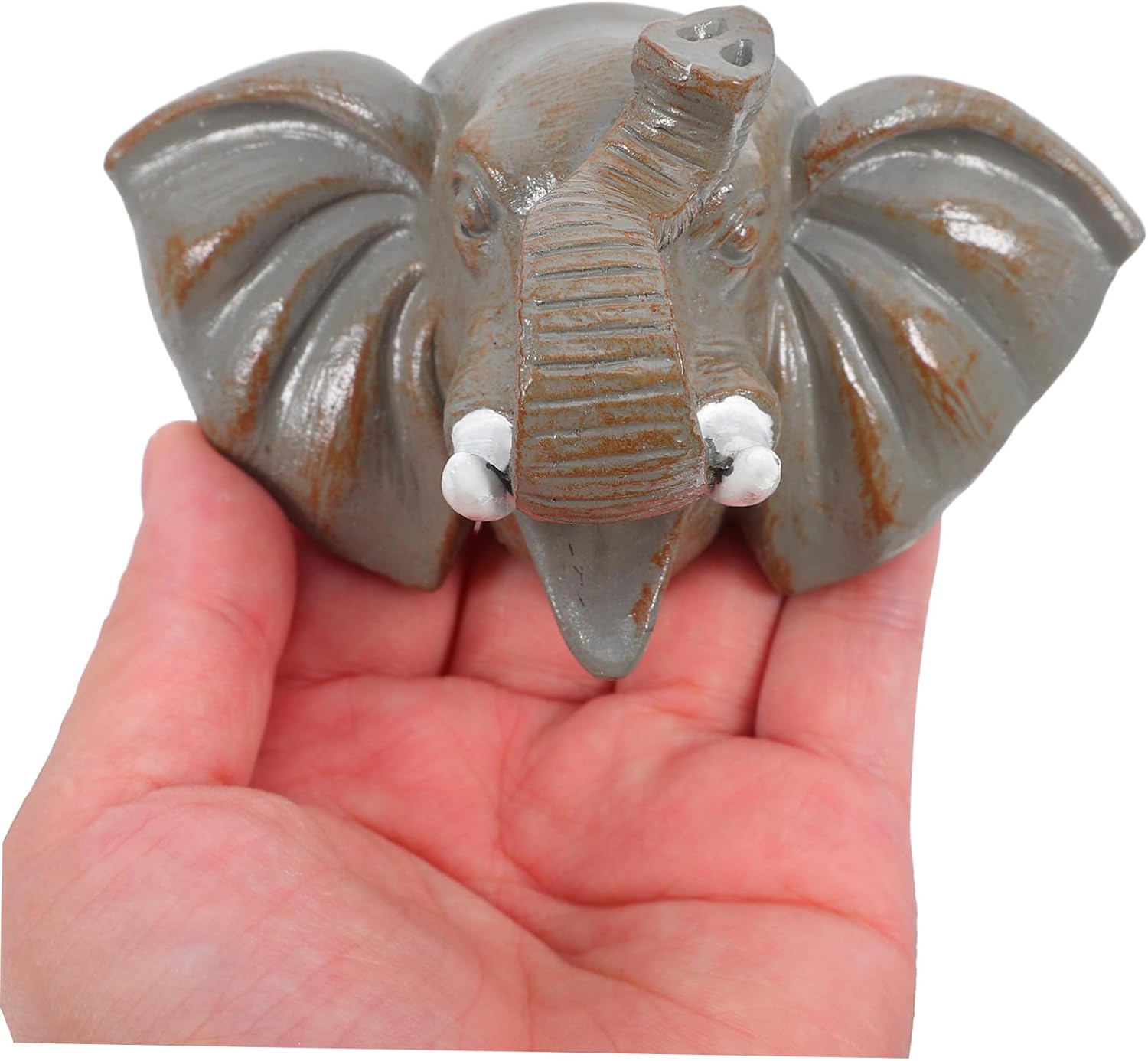 LIFKOME Wall Mounted Elephant Head Fountain Nozzle Decorative Spout for Outdoor Spaces Pool Unique Animal Head Statue for Relaxing Water Flow and Soothing Atmosphere image 4