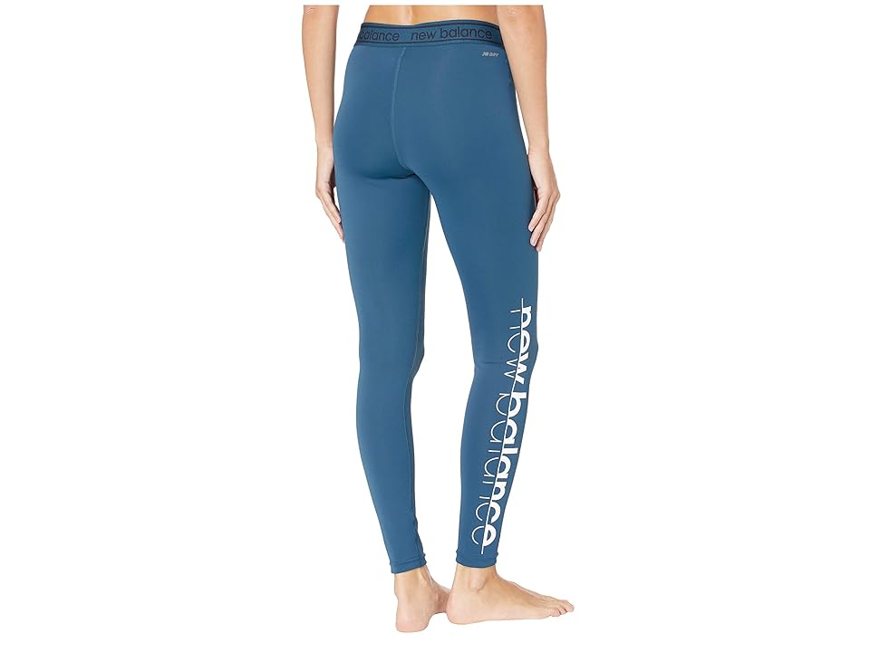 

New Balance Printed Accelerate Tights (North Sea) Women's Casual Pants, Gray