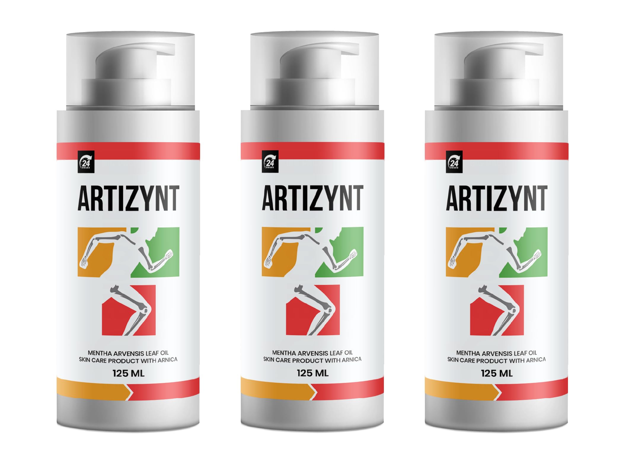 Crema para el cuidado de la piel con aceite de hoja de Mentha Arvensis y árnica, 125 ml