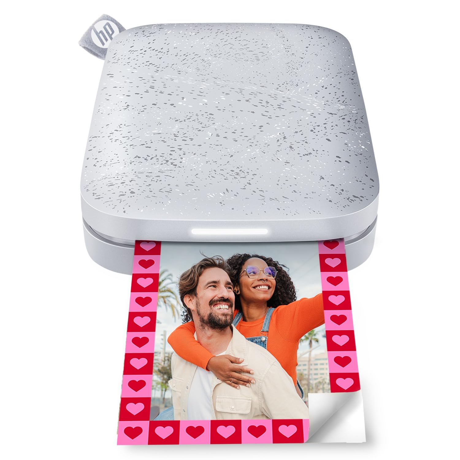 Sprocket Portable 2x3 Instant Photo Printer (Luna Pearl) Print Pictures on Zink Sticky-Backed Paper from Your iOS & Android Device.