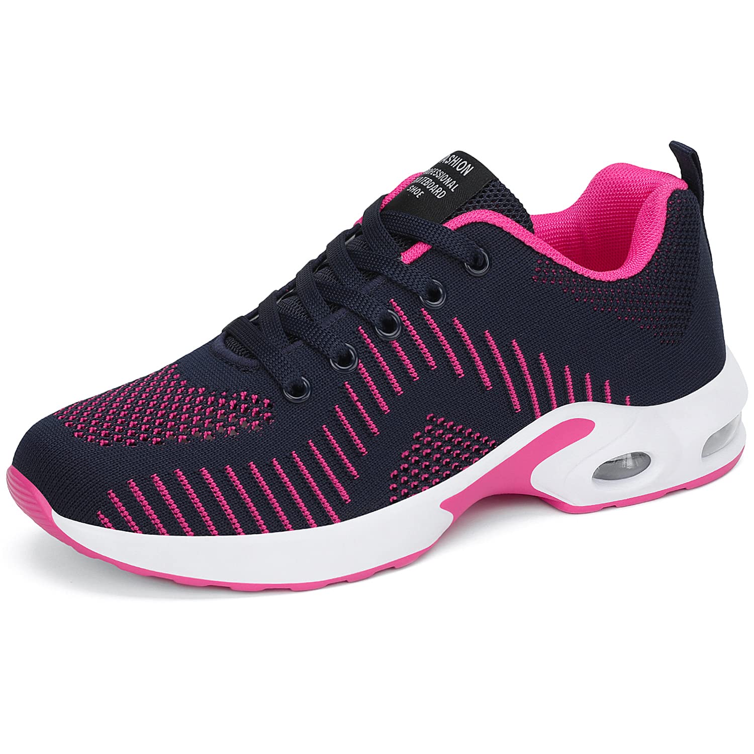 DANNTO Damen Laufschuhe Atmungsaktiv Turnschuhe Schnürer Leichte Stoßfest Mode Sportschuhe Outdoor Athletisch Sneaker für Gym Walking Jogging Laufen Basketball Frühling Sommer