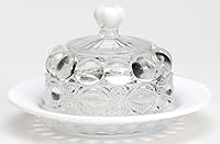 Vista 3 de Butterdish - Eyewinker - Opalescente Azul - Mosser USA