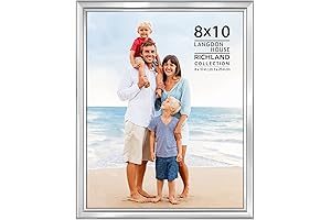 Langdon House: 8x10 Silver Picture Frames That Glisten with Classic Charm