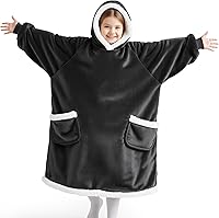 Vista 34 de Bedsure Manta con Capucha, Manta Portátil con Capucha como Regalos para Mamá, Sudaderas de Sherpa para Cumpleaños para Mujeres, Niños, Adolescentes