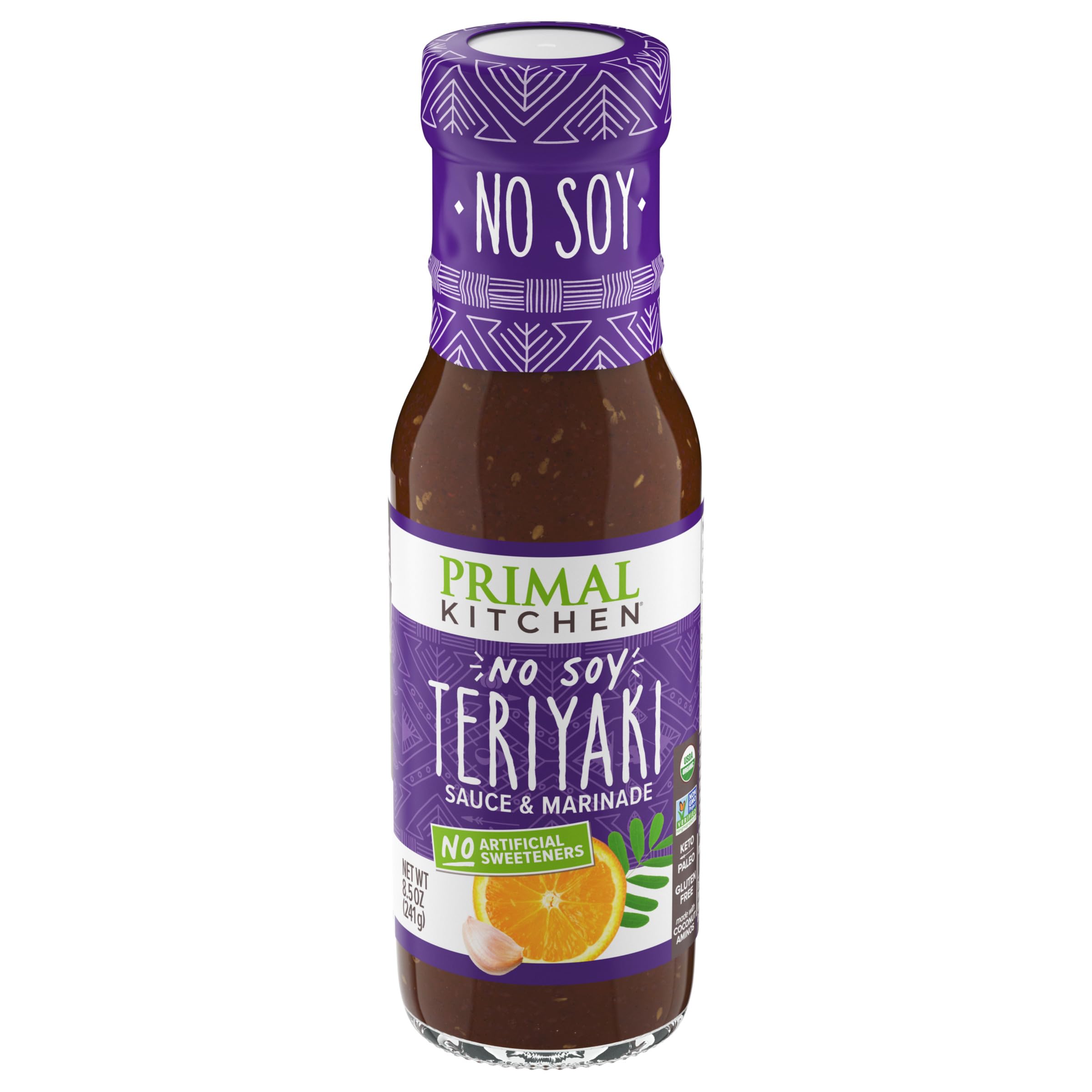 Primal Kitchen Organic No Soy Teriyaki Sauce & Marinade, 8.5 OZ