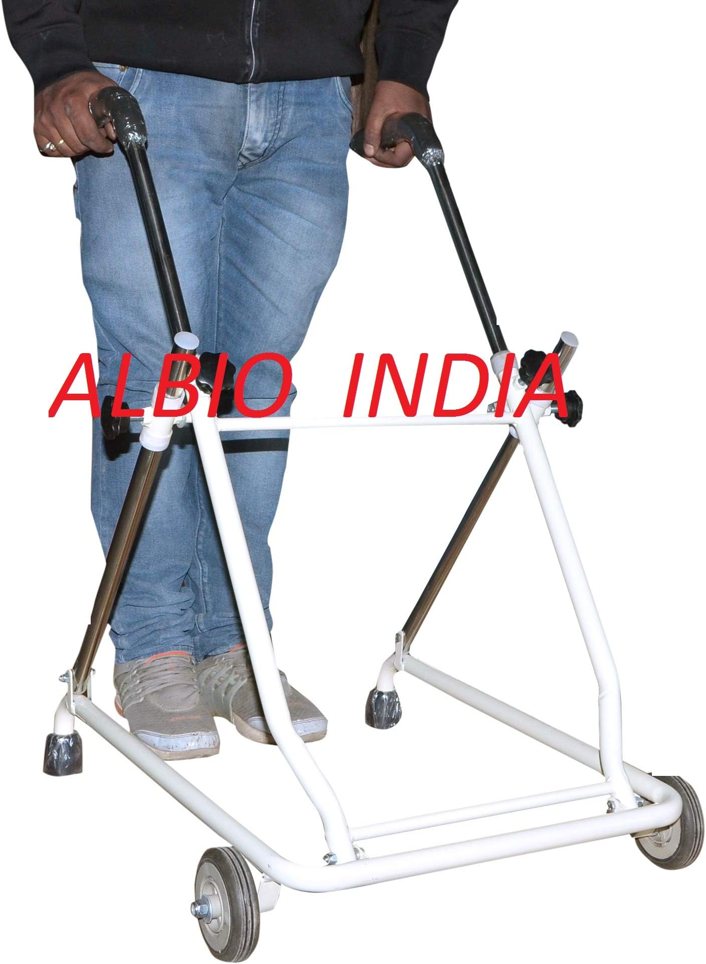 Albio CP Walker Rollator with front wheels Folding Height Adjustable for Childerns and Adults