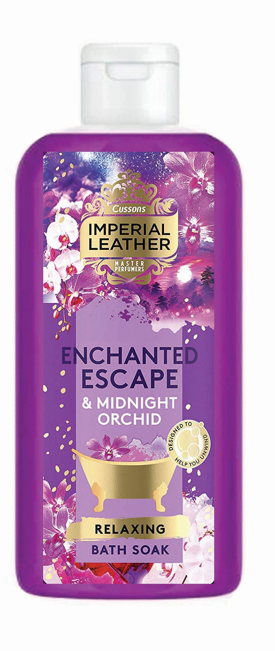 IMPERIAL LEATHER ENCHANTED ESCAPE & MIDNIGHT ORCHID REALAXING BATH SOAK 500ML