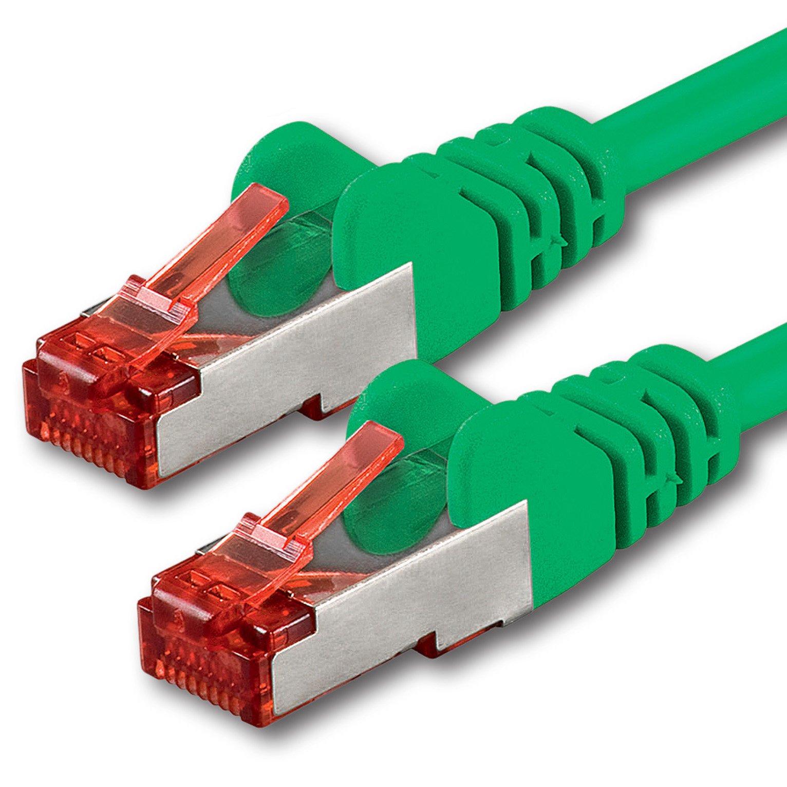 1aTTack.de 1x 7,5m - Cat 6 Netzwerk-Kabel Patch-Kabel Cat6 RJ45 SFTP - Grün
