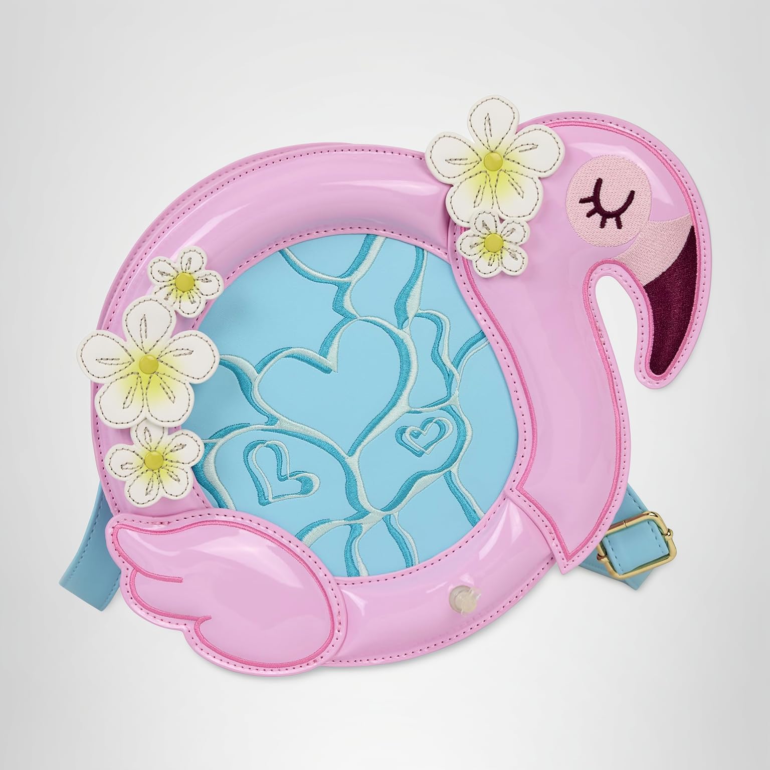 Amazon.com: Loungefly Flamingo Crossbody Bag : Clothing, Shoes