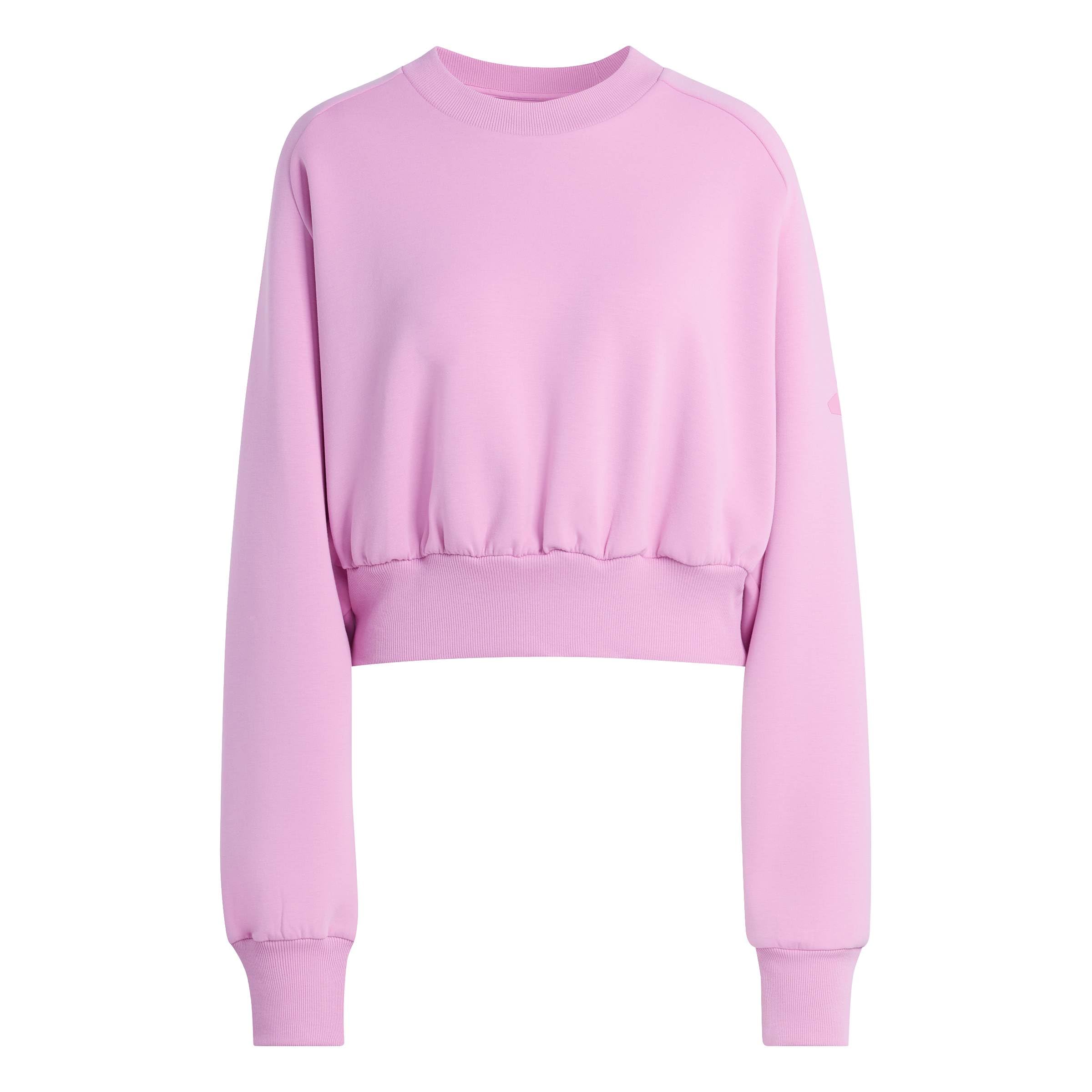 adidas Women's SOFT LUX SWEATSHIRT, st tropic bloom, XXL