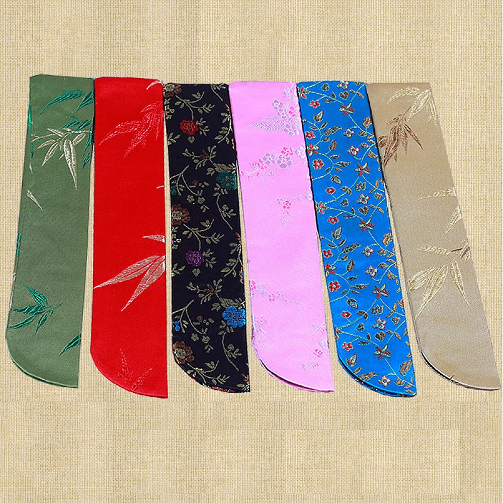 RWRAPS Abanico Plegable, Abanico Plegable De Mano De Seda Flor Abanicos De Mano De Bambú Ahuecado Retro Japonés con Manga De Tela De Borlas para Decoraciones, Negro (Peonía) (Flor De Ciruelo)