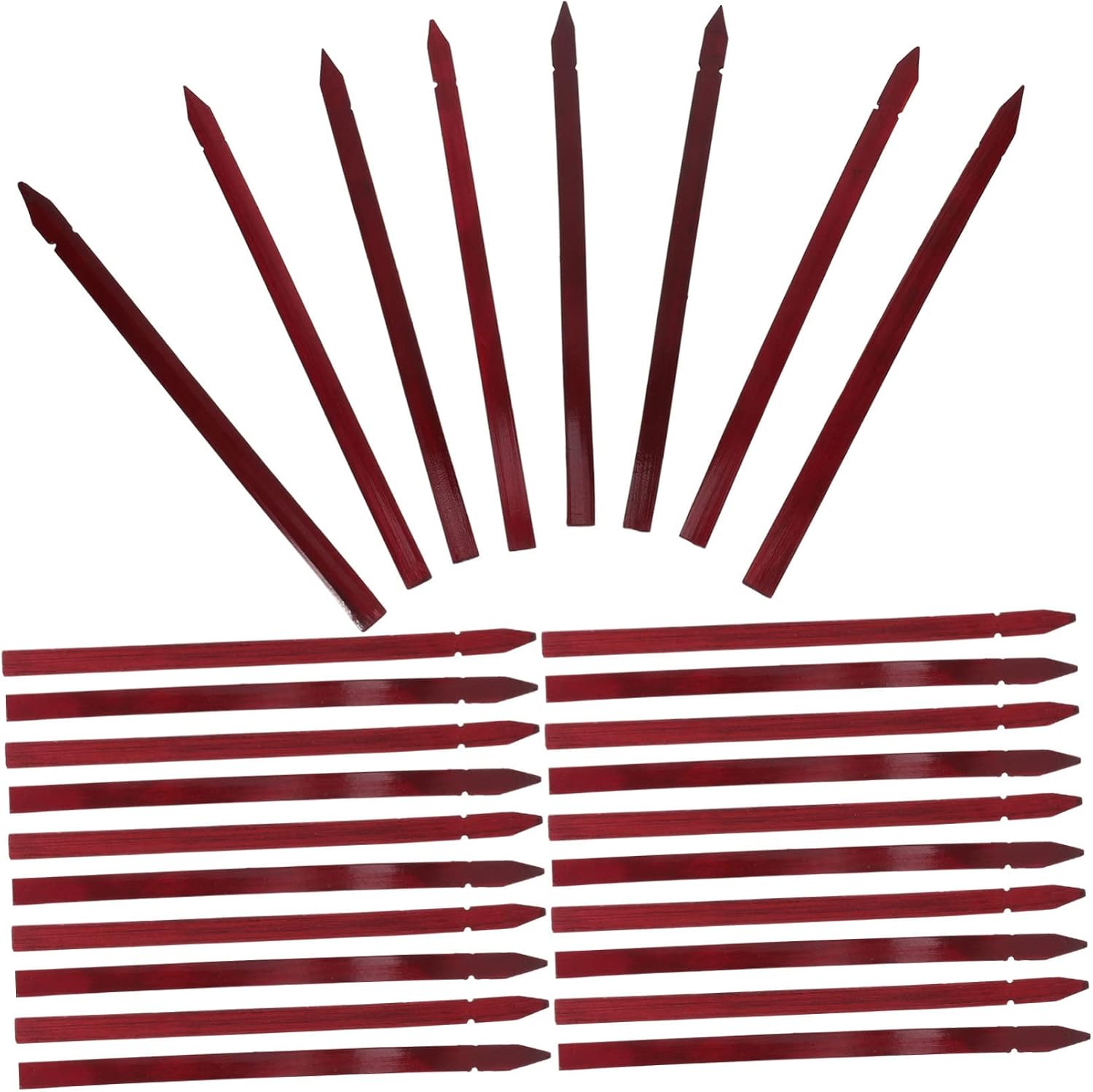 Abaodam 100pcs Blank Bamboo Fortune Telling Sticks Vintage Divination Game for Spiritual Practices and Home Decor Easy to Carry and Store for Family Gatherings and Temples