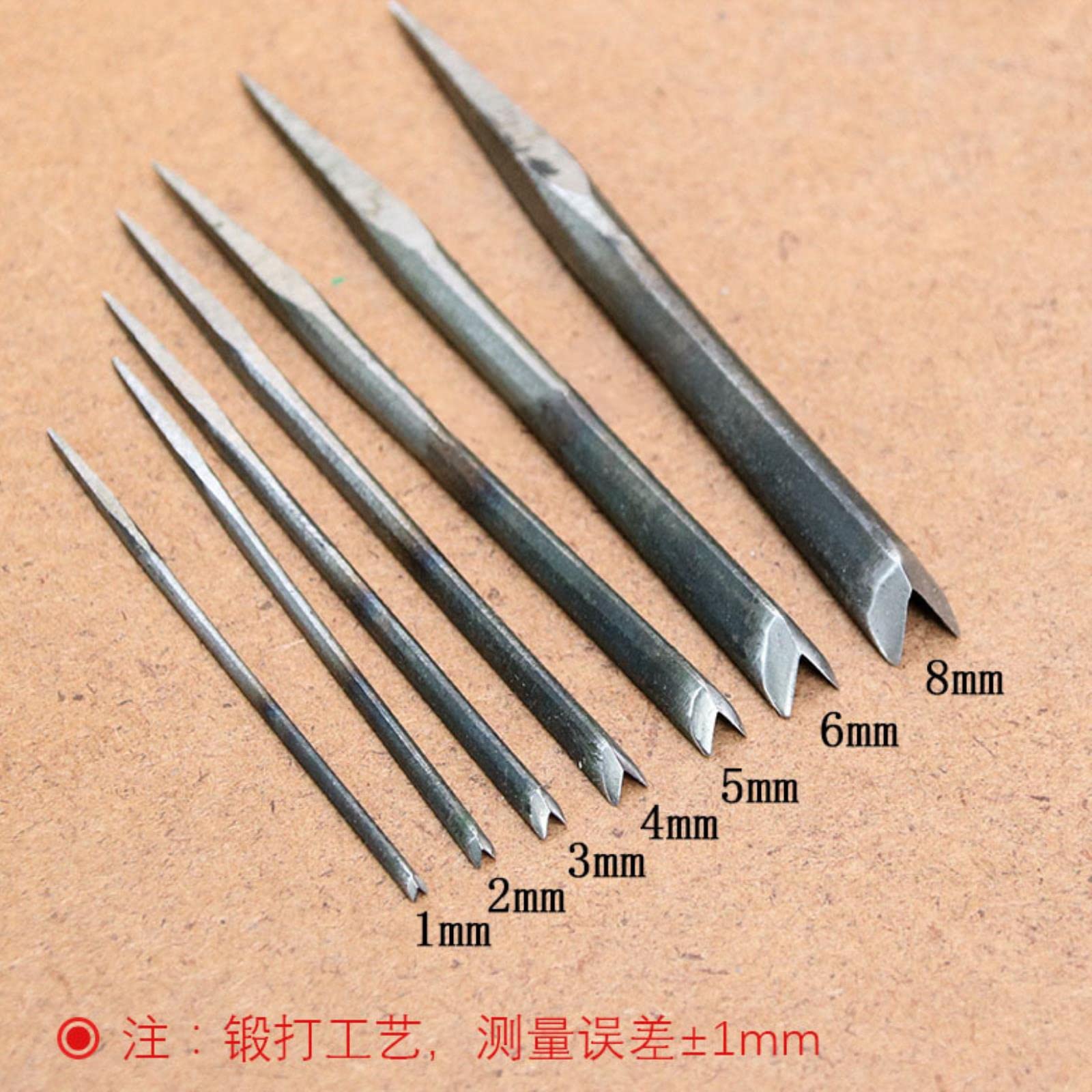 0.1-0.8cm V Type Exposedness Triangle Chisel Woodworking Chisels Hand Wood Carving Knives FOR Carving Blank Tools (1pc) 4mm